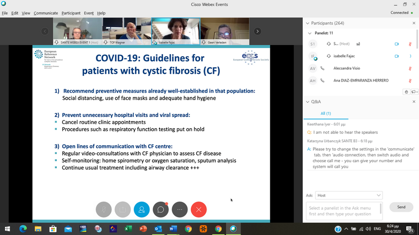 Νέα και εξελίξεις για την επίδραση της νόσου Covid 19 σε σπάνια πνευμονολογικά νοσήματα